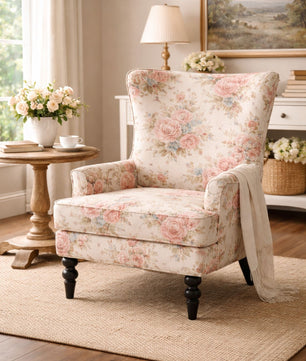 Heritage Blossom Print Armchair