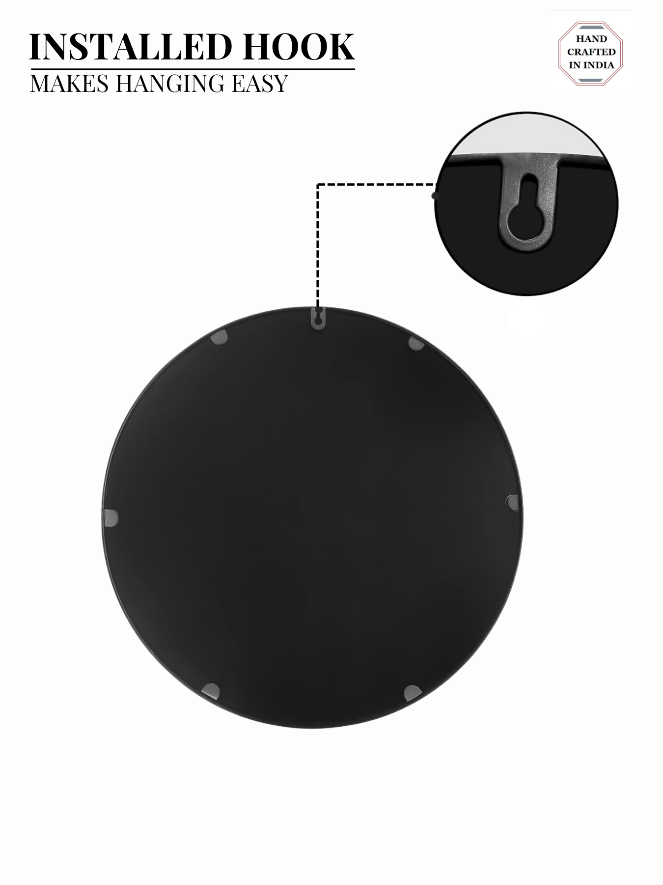 Rosegold Round Mirror