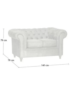 Littlehampton Chesterfield Loveseat