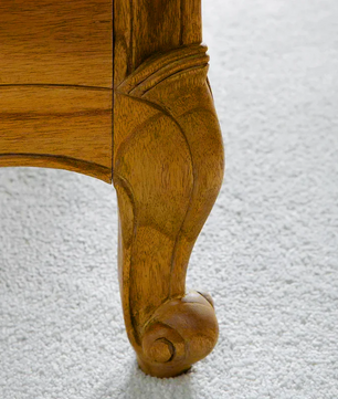 Intricate Carved Bed