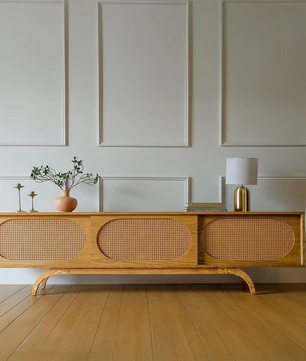 Elegant Mid-Century Modern Media Unit