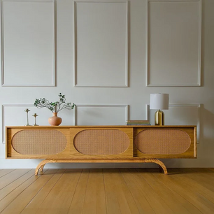 Elegant Mid-Century Modern Media Unit