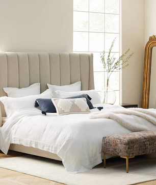 Hayworth Wing Back Upholstered Bed