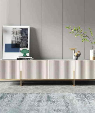 Modern Stone  TV Console