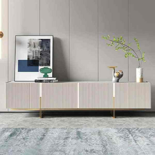 Modern Stone  TV Console