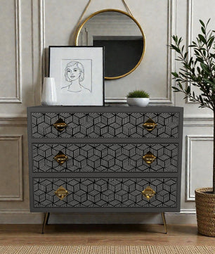 Inlay Chest of Drawers - Geo