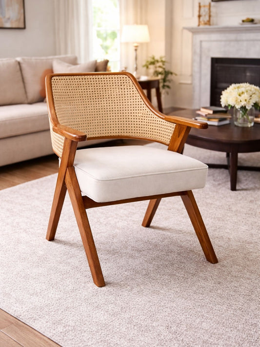 Veloura Mid-Century Accent Chair