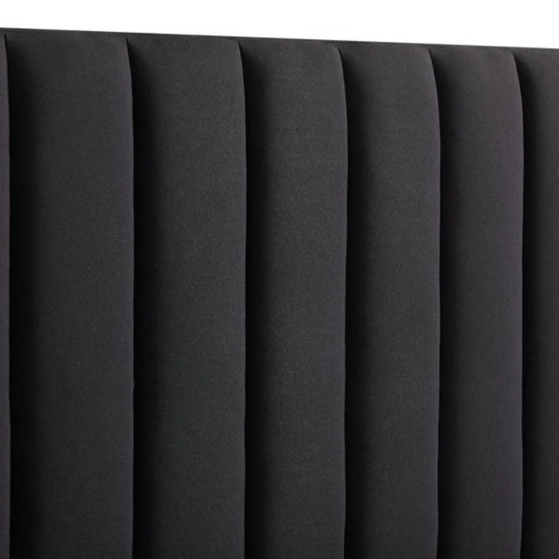 Adele Vertical Upholstered Wingback Bed