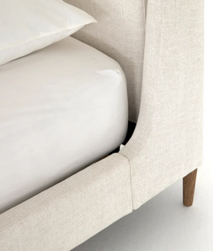 Potter Upholstered High Back Bed
