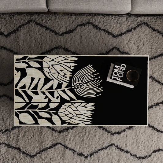 Inlay Luxom Rectangular Coffee Table - Tulip