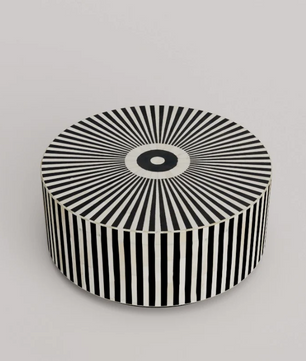 Inlay Round Coffee Table- Makayla