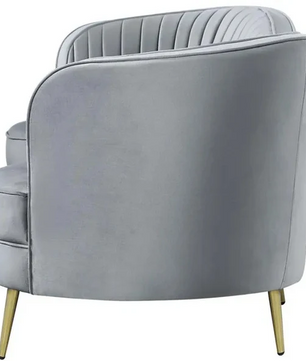 Vermont Upholstered Curved Sofa