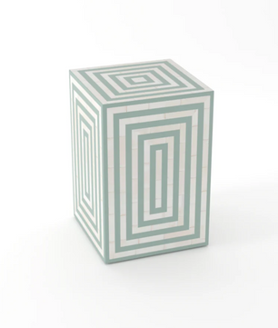 Inlay Rectangular Bedside Table