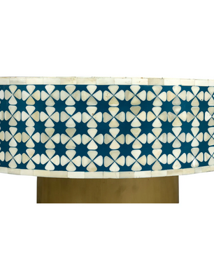 Inlay Round Coffee Table- Liza