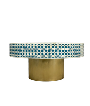 Inlay Round Coffee Table- Liza