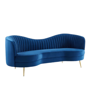 Vermont Upholstered Curved Sofa