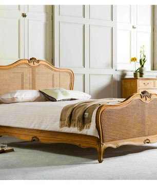Intricate Carved Bed