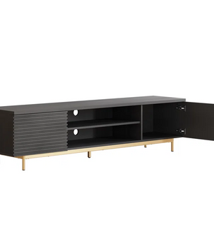 Modern Dark Brown TV Console