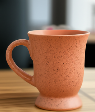 Terracotta Ceramic Coffee Mug – 350ML