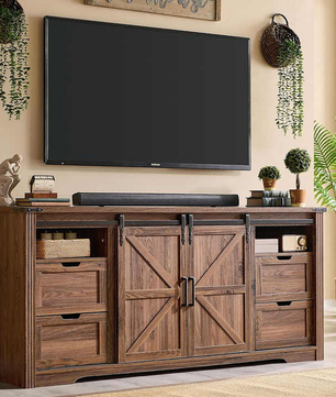 Modern Dark Brown TV Stand