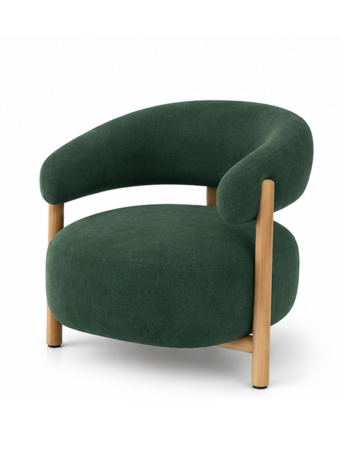 Luzia Curved Accent Chair