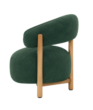 Luzia Curved Accent Chair