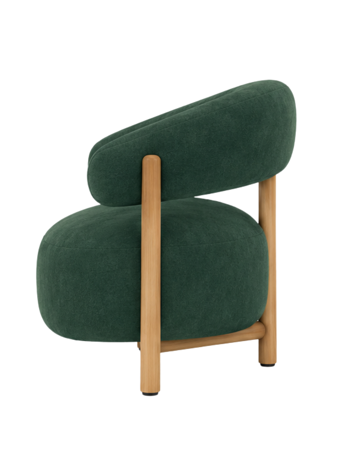 Luzia Curved Accent Chair