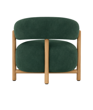 Luzia Curved Accent Chair