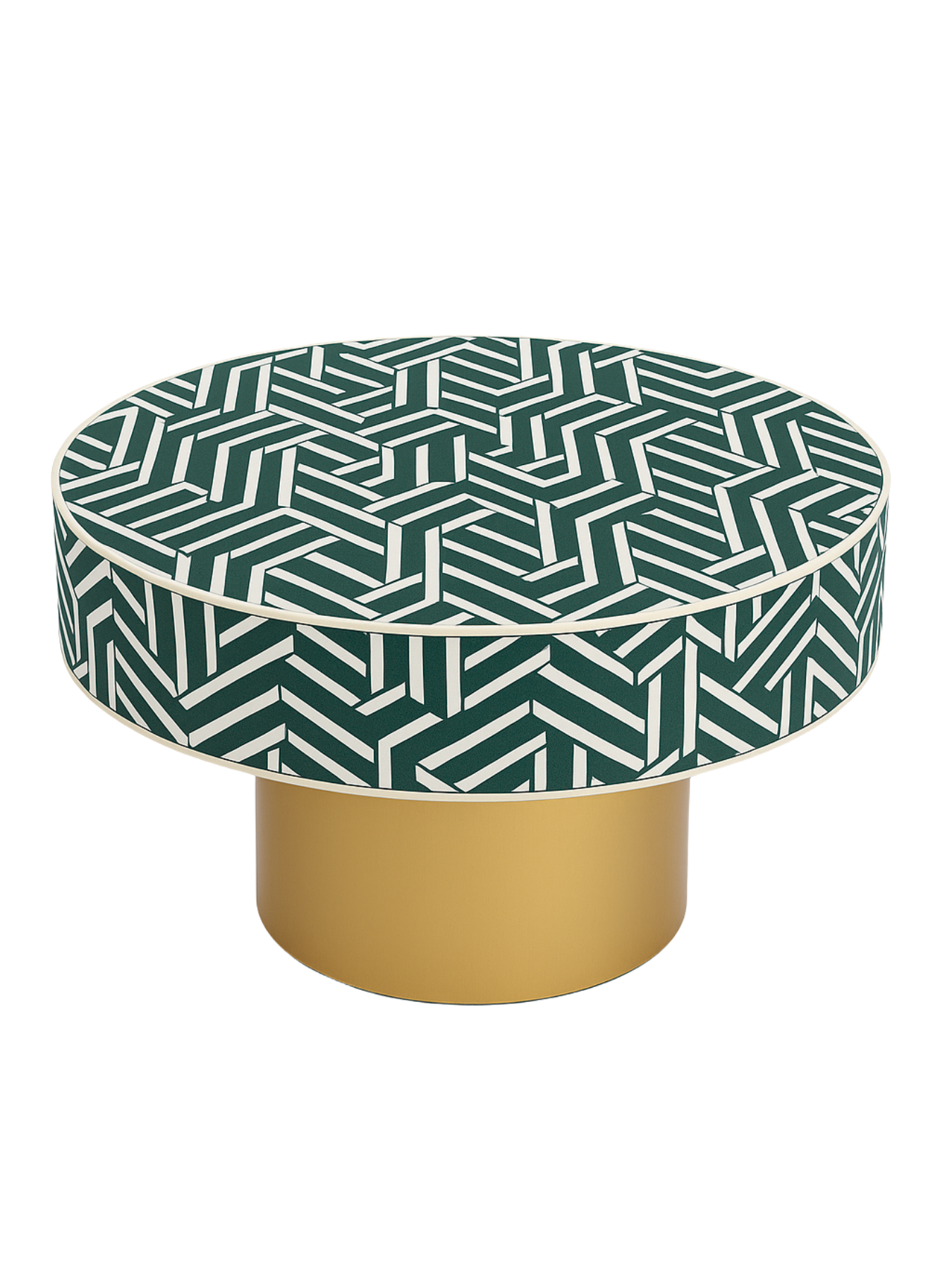 Inlay Round Coffee Table-Harmony