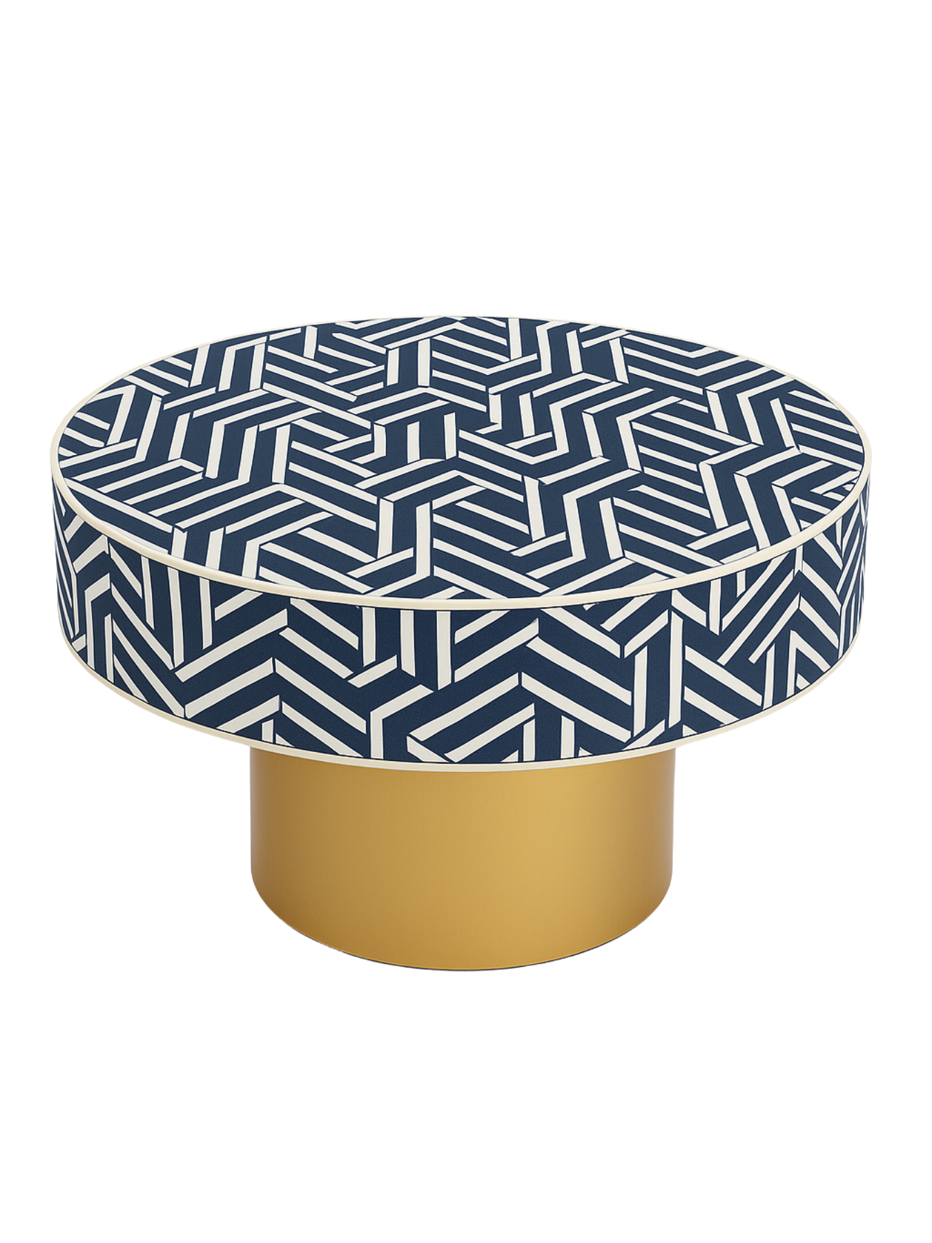 Inlay Round Coffee Table-Harmony