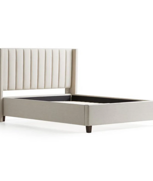 Adele Vertical Upholstered Wingback Bed