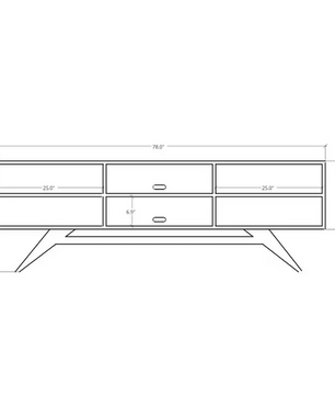 Modern Rattan TV Cabinet