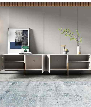 Modern Stone  TV Console