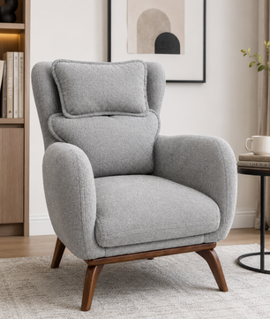 Upholstered Wingback Chair
