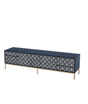 Inlay Media Unit with Drawers - Sunstrike
