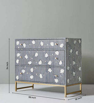 Inlay Chest of Drawer