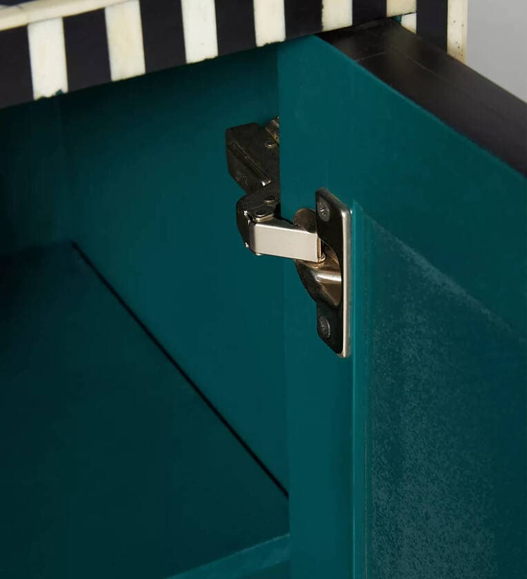 Inlay Storage Cabinet-Chevron