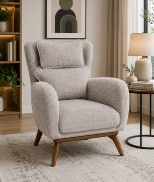 upholstered lounge chair