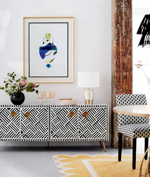 Chest of Drawer-Chevron