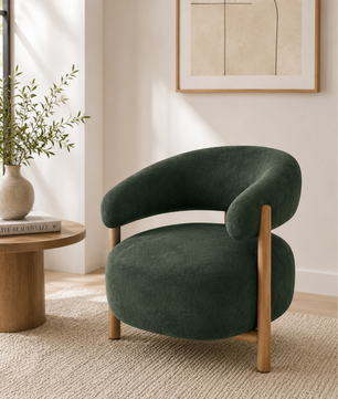 Luzia Curved Accent Chair