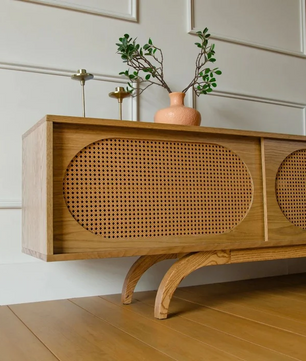 Elegant Mid-Century Modern Media Unit