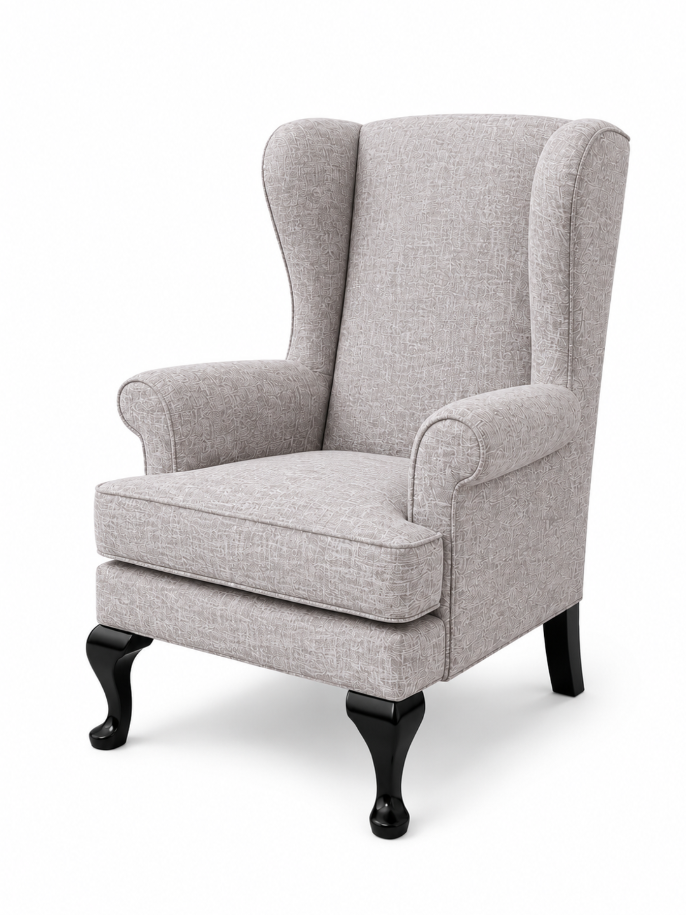 Elloria Wing Chair – Premium Teak Wood