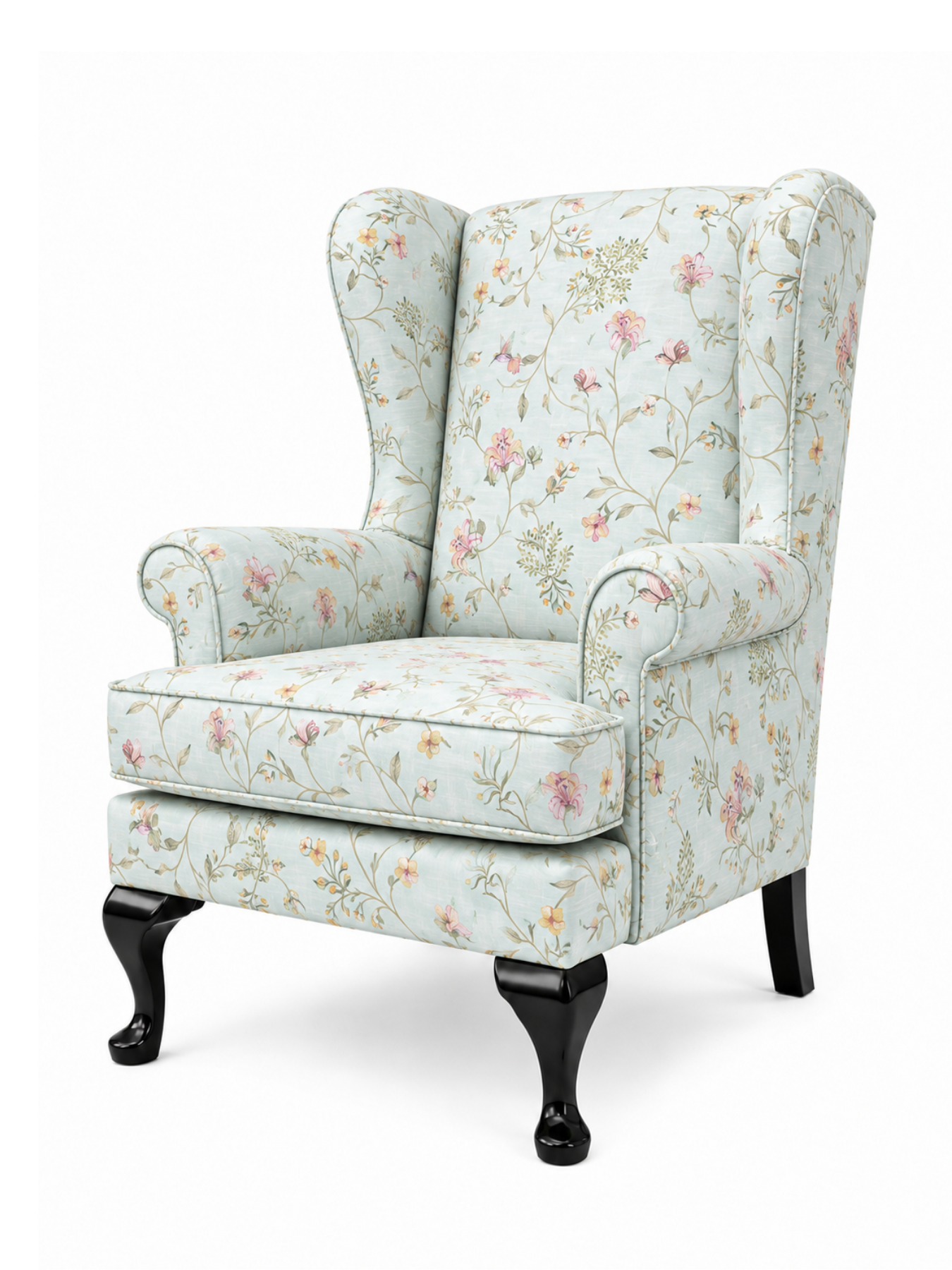 Solivia Wing Chair – Premium Teak Wood