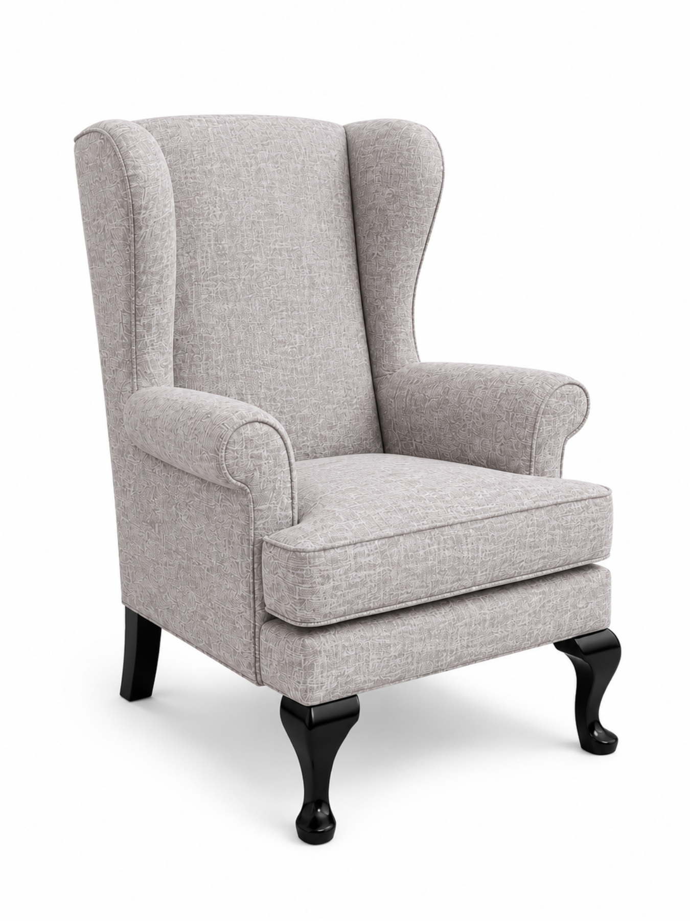 Elloria Wing Chair – Premium Teak Wood