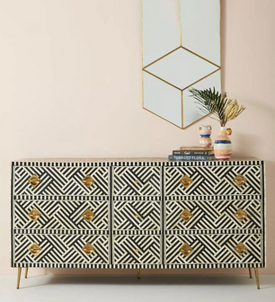 Inlay Sideboard - Chevron