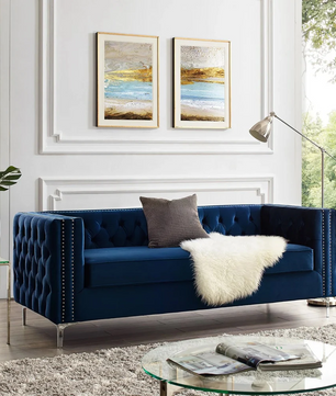 Quinn Upholstered Velvet Sofa