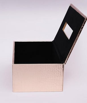 Leather Tissue Box-Rose Gold